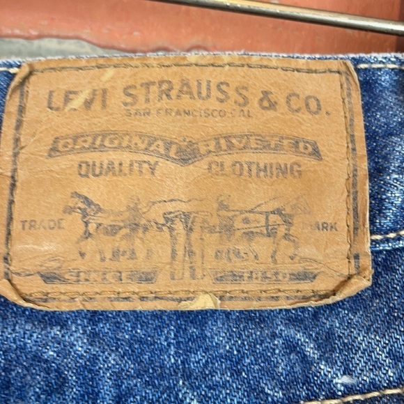 RARE Vintage 80’s Levi’s 573 High Waisted Orange Tab Tapered Pleated Mom Jean 28 - Picture 12 of 16